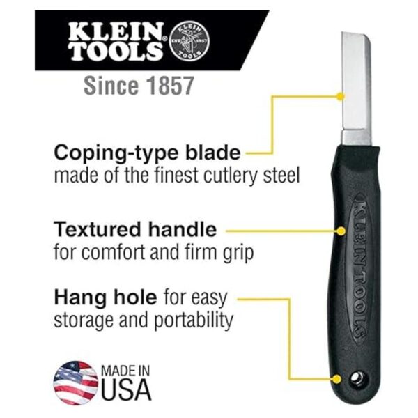 Cuchillo de empalmador de cables 612 pulgadas Klein_2