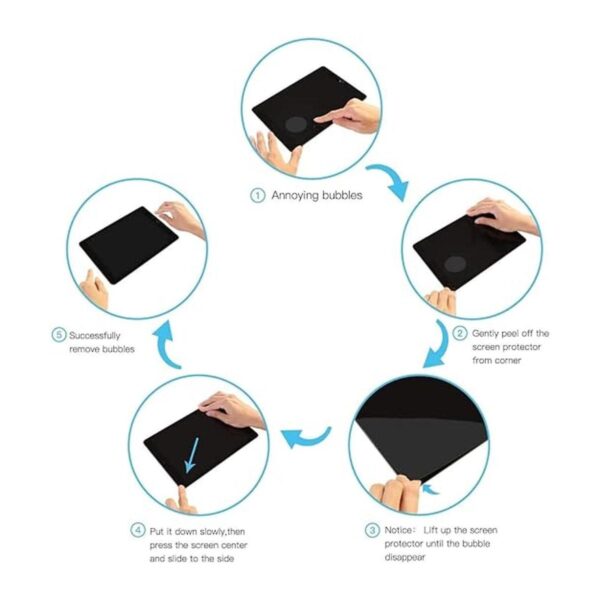 Paquete de 2 protectores de pantalla OMOTON compatibles_2