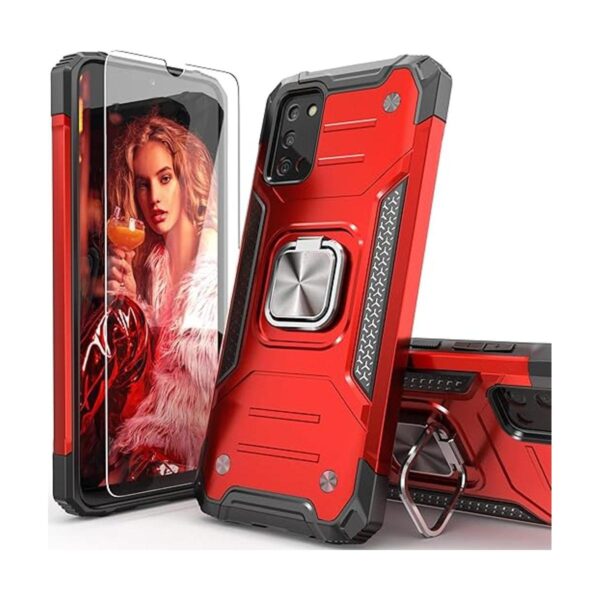 IDYStar Funda compatible con Galaxy A02S con protector de_1