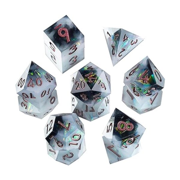 Mini Planet Juego de dados DND hechos a mano_3
