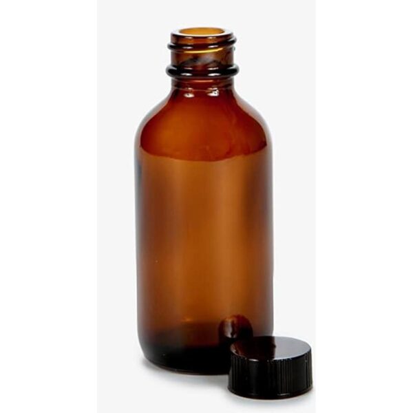 Vivaplex 12 ámbar botellas de vidrio de 2 onzas con_5