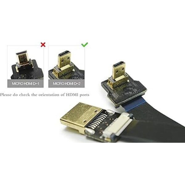 Nuevo Negro 7.9 inch FPV Cable HDMI Micro interfaz para_3