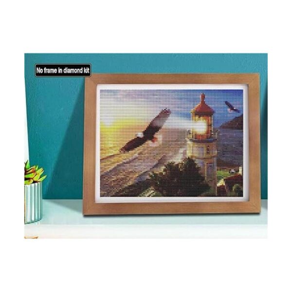 Leyzan 5D Kit de pintura de diamante con diseño de águila