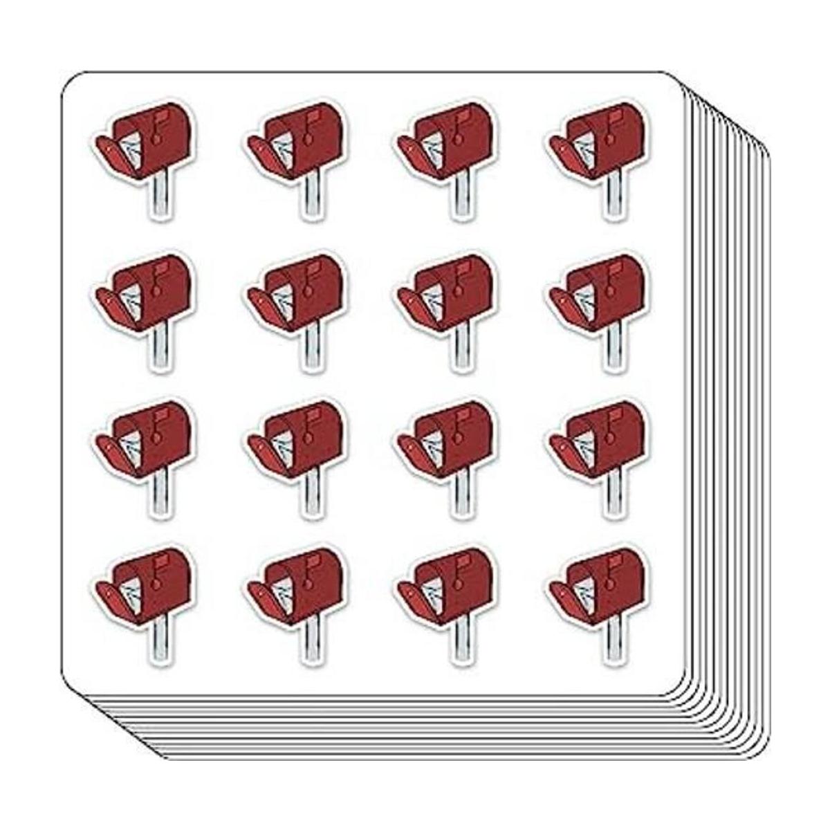 Pegatinas para planificador de buzón 0.5 pulgadas