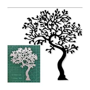 Troqueles de metal de árbol grande plantillas de corte de_1