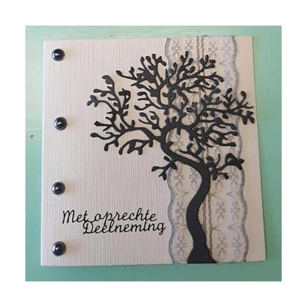 Troqueles de metal de árbol grande plantillas de corte de_2