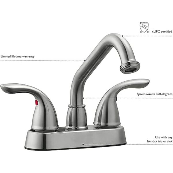 Design House 525139 Ashland Grifo para bañera acabado_4