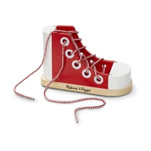 Zapatillas de madera con cordones de lujo Melissa Doug_1