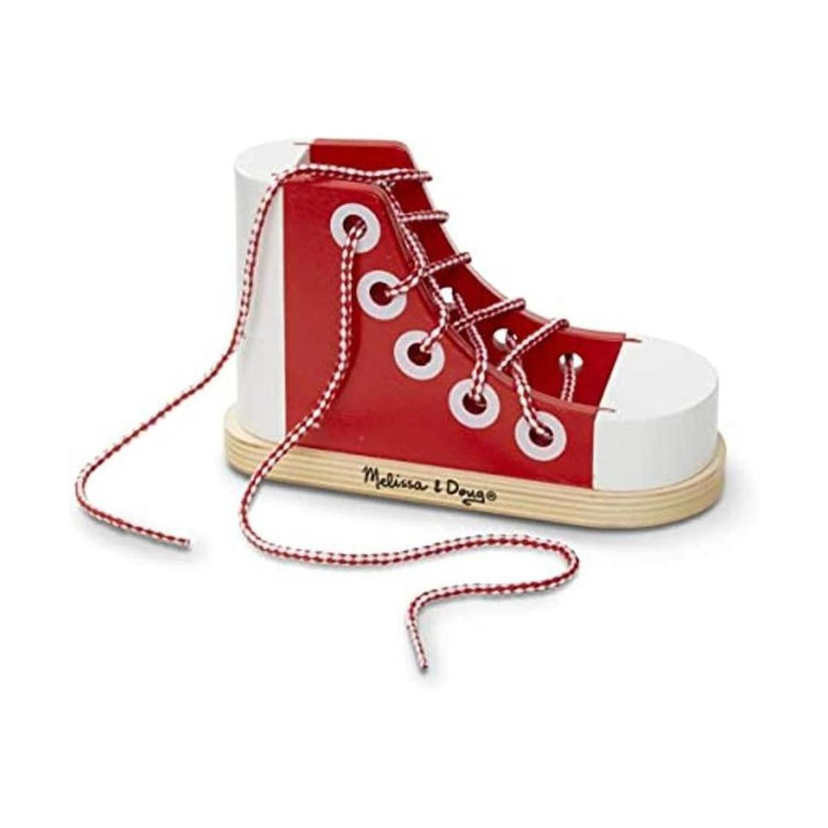 Zapatillas de madera con cordones de lujo Melissa Doug