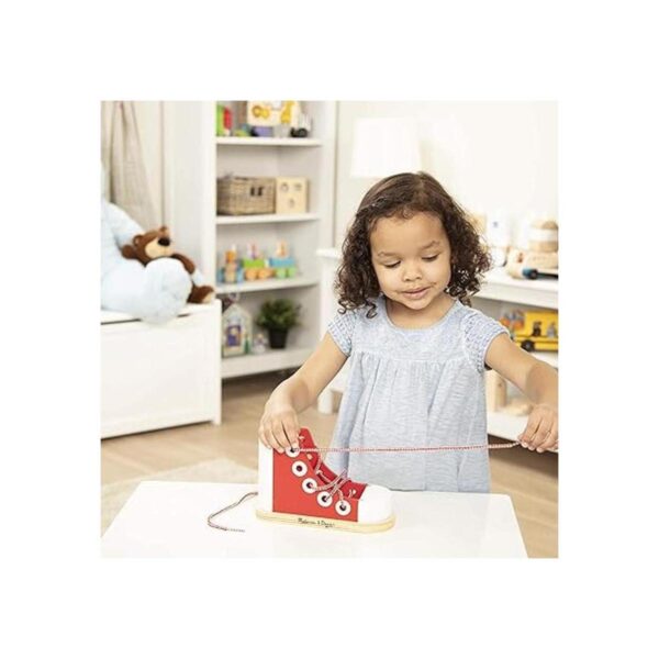 Zapatillas de madera con cordones de lujo Melissa Doug_2