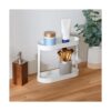 HoneyCanDo Estante organizador de metal para baño con 2_1