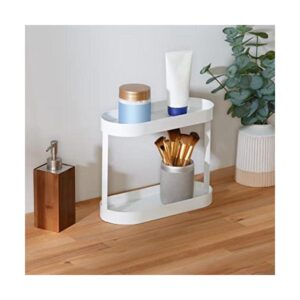 HoneyCanDo Estante organizador de metal para baño con 2_1
