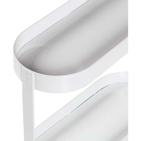 HoneyCanDo Estante organizador de metal para baño con 2_3