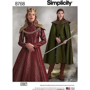 Simplicity Patterns US8768R5 Disfrazes R5 1416182022