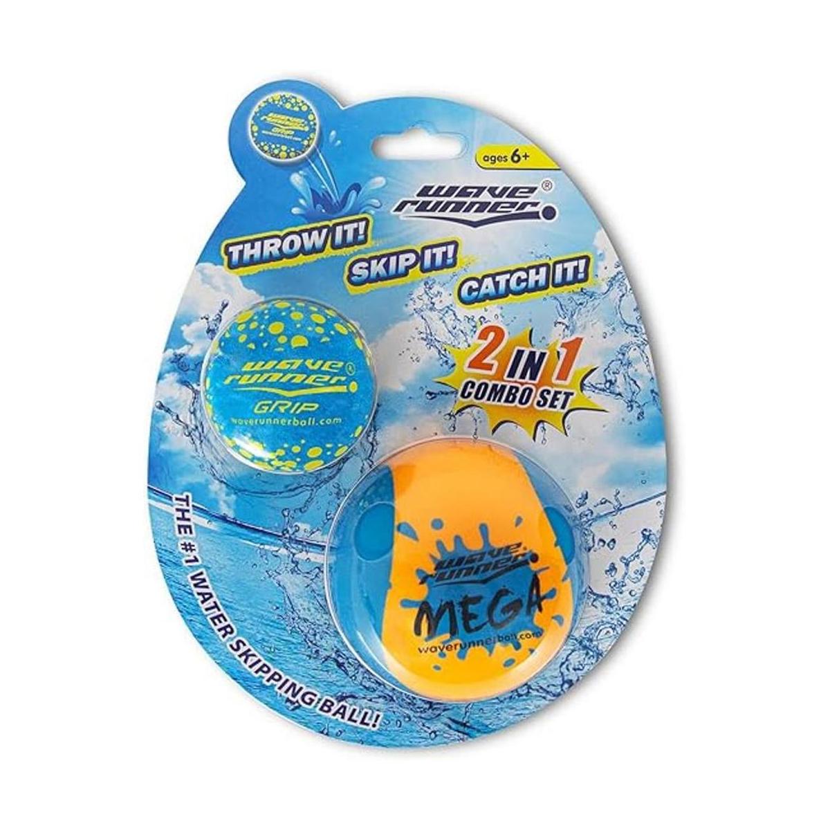 Wave Runner Bola de espuma suave para saltar paquete de 2