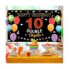 Pancarta de fondo de 10 cumpleaños decoraciones de feliz_5