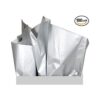 UNIQOOO 100 hojas de papel de seda metálico plateado a_1