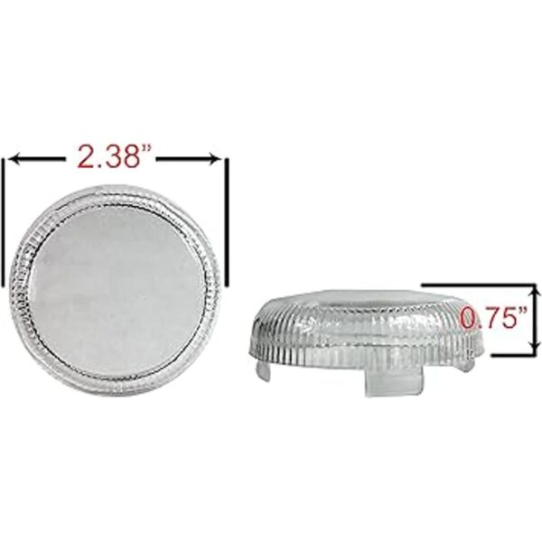 Juego 4 OZUSA Lentes de señal de giro transparentes_2
