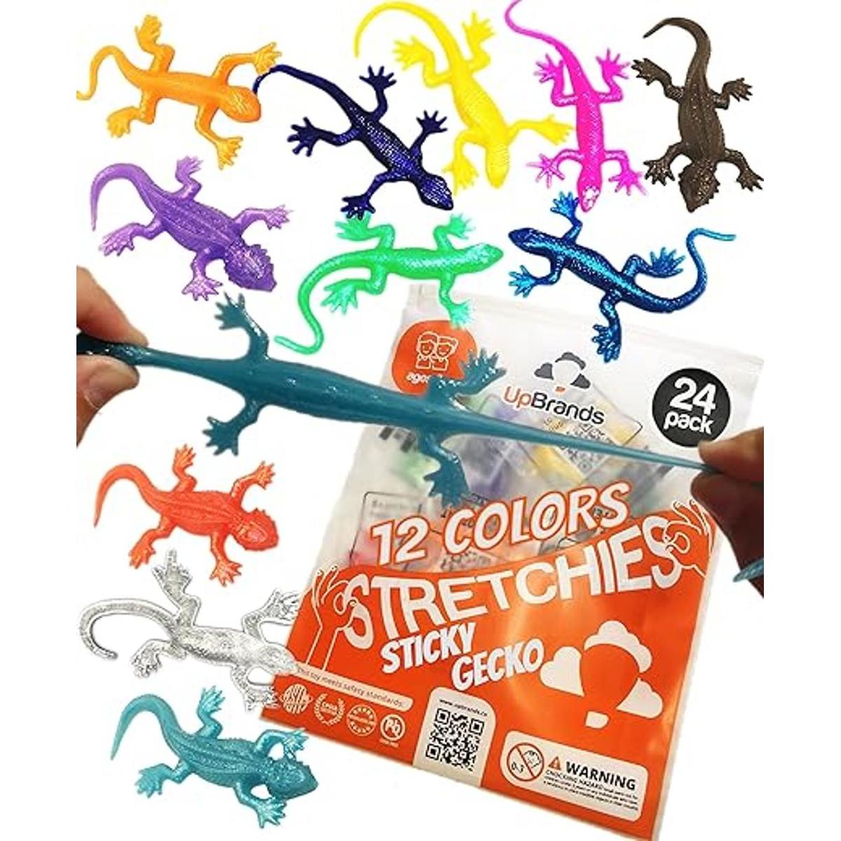UpBrands Juego de juguetes de lagarto súper elásticos de 3
