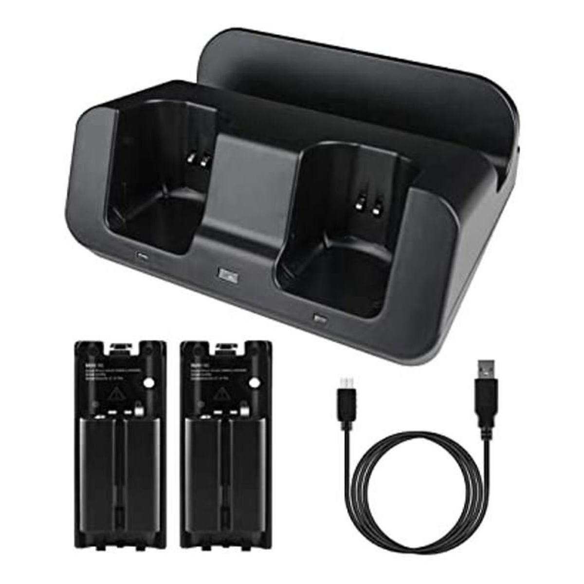 NIFERY Wii U Cargador de mando a distancia Wii y Wii U