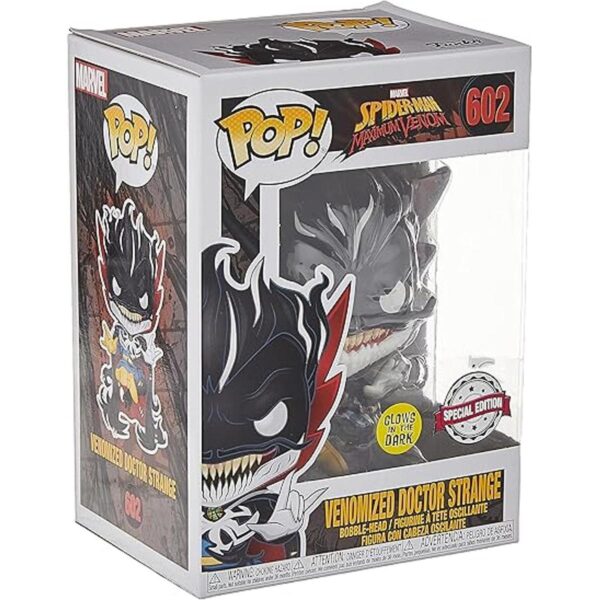 Funko Pop Marvel Maximum Venom Dr. Strange Glow in The_3