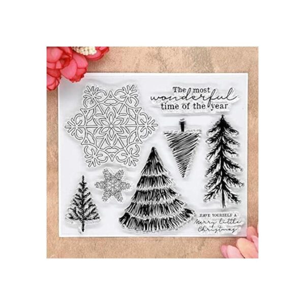 Kwan Crafts 4 hojas diferentes estilo árbol de Navidad_4