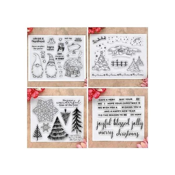 Kwan Crafts 4 hojas diferentes estilo árbol de Navidad_1