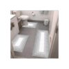 Bsmathom Juego de alfombras de baño de 3 piezas alfombras