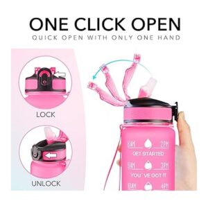 HYETA Botellas de agua de 32 onzas con tiempos para beber_5
