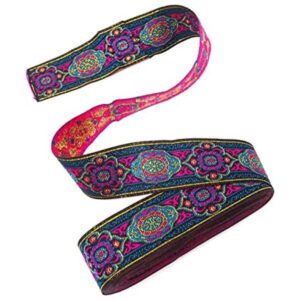 Honbay Cinta jacquard vintage de 7.6 yardas cinta tejida