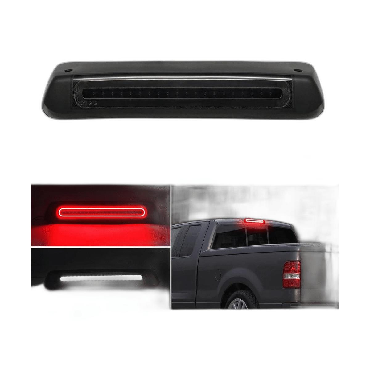 Lente ahumada LED de 3 luz de freno de repuesto para F150