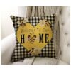 Softxpp Spring Summer Bee Home Funda de almohada