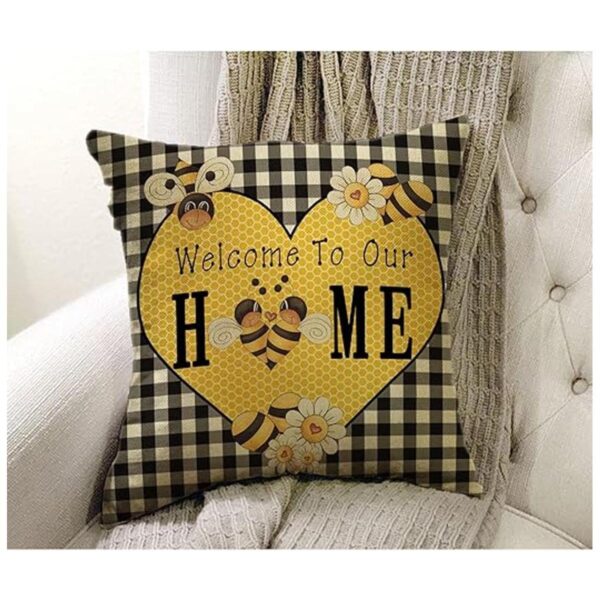 Softxpp Spring Summer Bee Home Funda de almohada