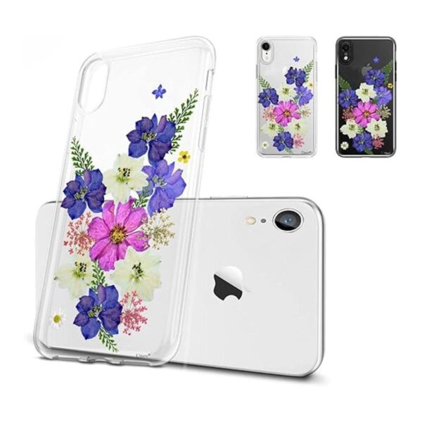 Unov Funda compatible con iPhone XR transparente con_2