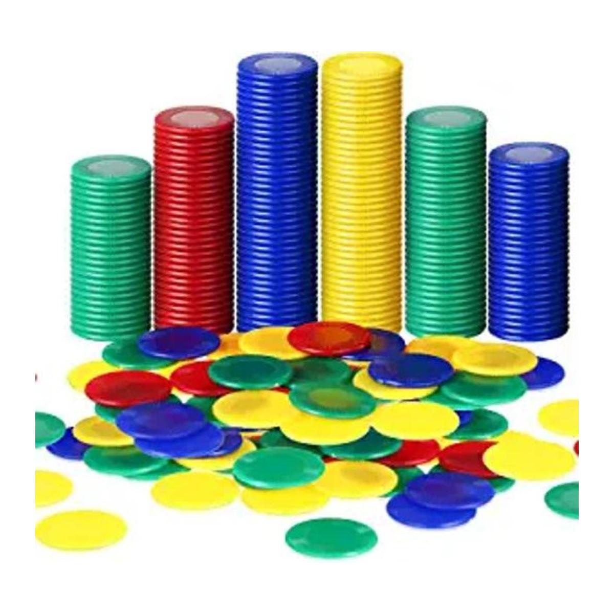 Skylety 400 fichas de póquer de plástico con 4 colores