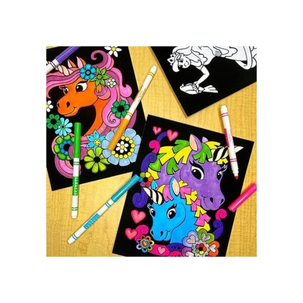 Super paquete de 18 pósteres peludos para colorear_3