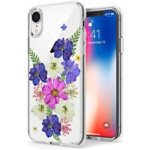Unov Funda compatible con iPhone XR transparente con_1