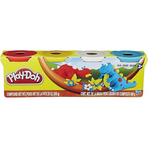 Masilla de moldear PlayDoh 4 paquetes de colores de 20_2