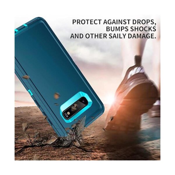Mieziba Funda para Galaxy S10 resistente a prueba de_2