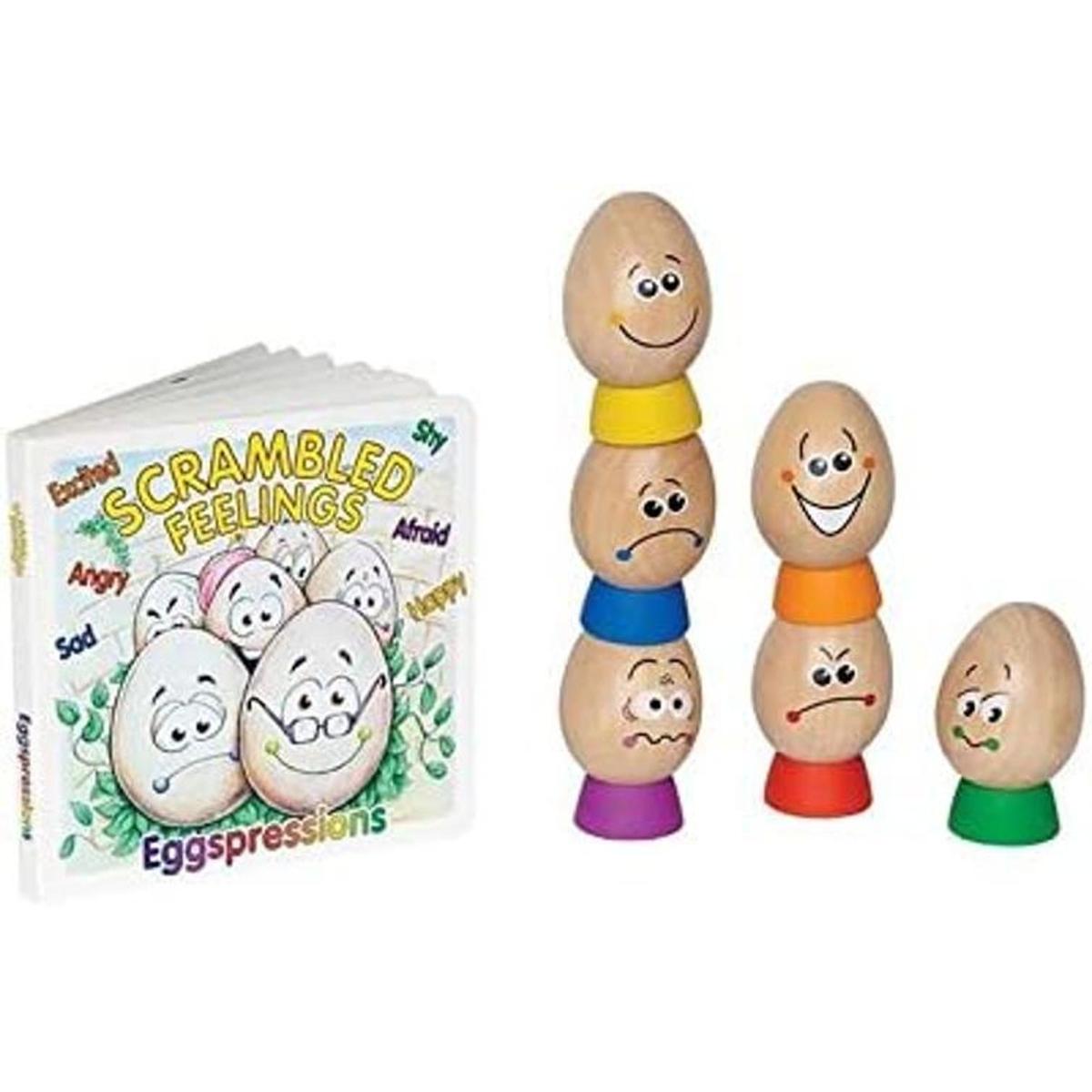 Hape Eggspressions Juguete de aprendizaje de madera con