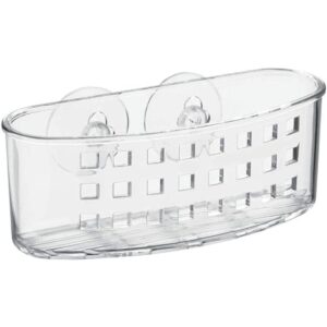 iDesign Cesta organizadora de succión de baño de plástico_2