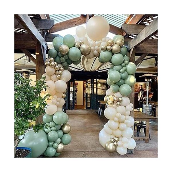 PartyWoo Kit de arco de globos de color verde oliva kit