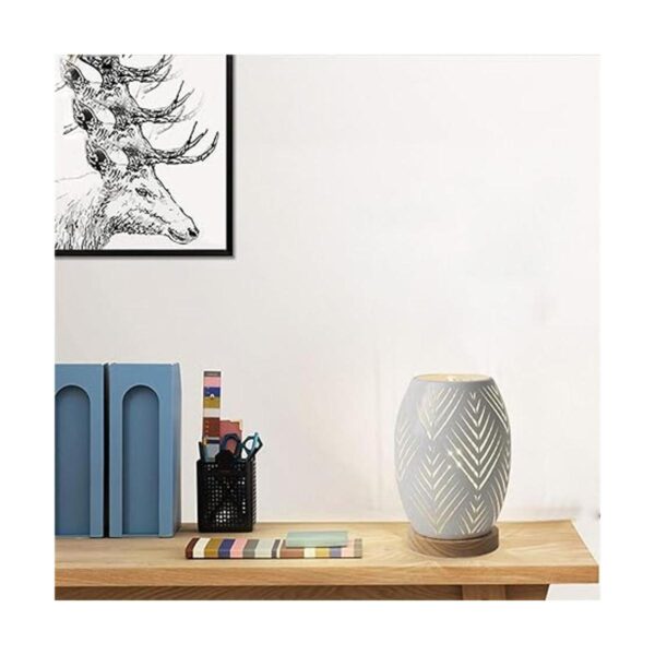 OuXean Lámpara de mesa moderna E26 60 W luz nocturna de_3