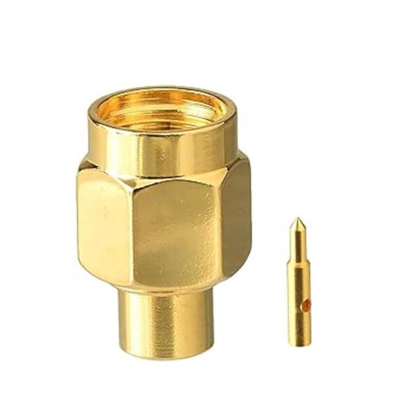 Eightwood 10 conectores de soldadura SMA para cable RG402_4
