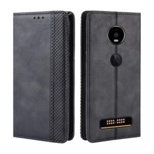HualuBro Moto Z4 Play Funda con tapa para Motorola Moto_1