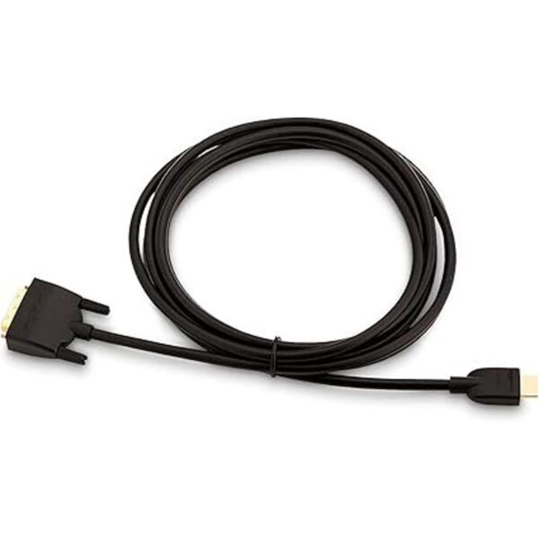 Cable adaptador HDMI a DVI negro 10 pies paquete de 1_5