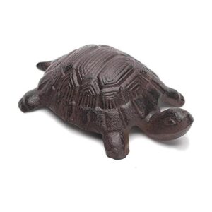 BRASSTAR PTWQ012 Estatua de tortuga de hierro fundido