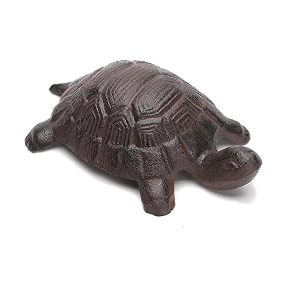 BRASSTAR PTWQ012 Estatua de tortuga de hierro fundido