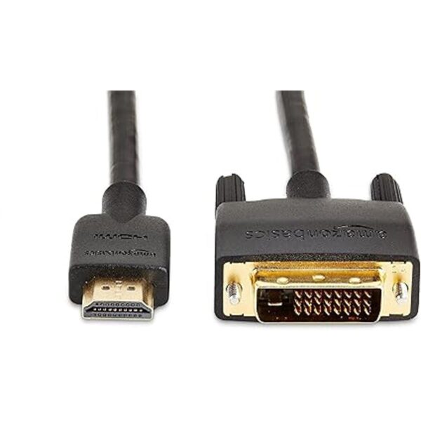 Cable adaptador HDMI a DVI negro 10 pies paquete de 1_3
