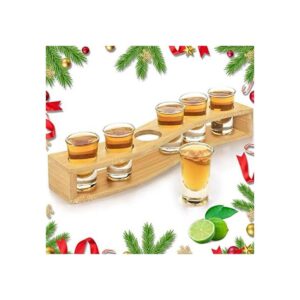 Juego de 6 vasos de chupito de 1.0 fl oz base pesada para_1